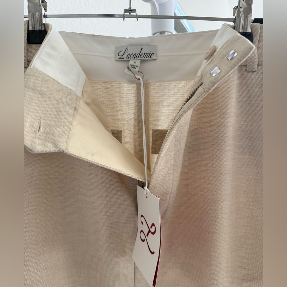 NWT - L'Academie Cream Maxi Skirt - Picture 6 of 7